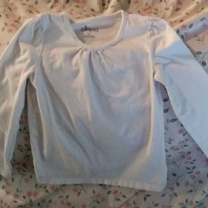 Bundle 3 For $15.                   5t girls white longsleeve Top